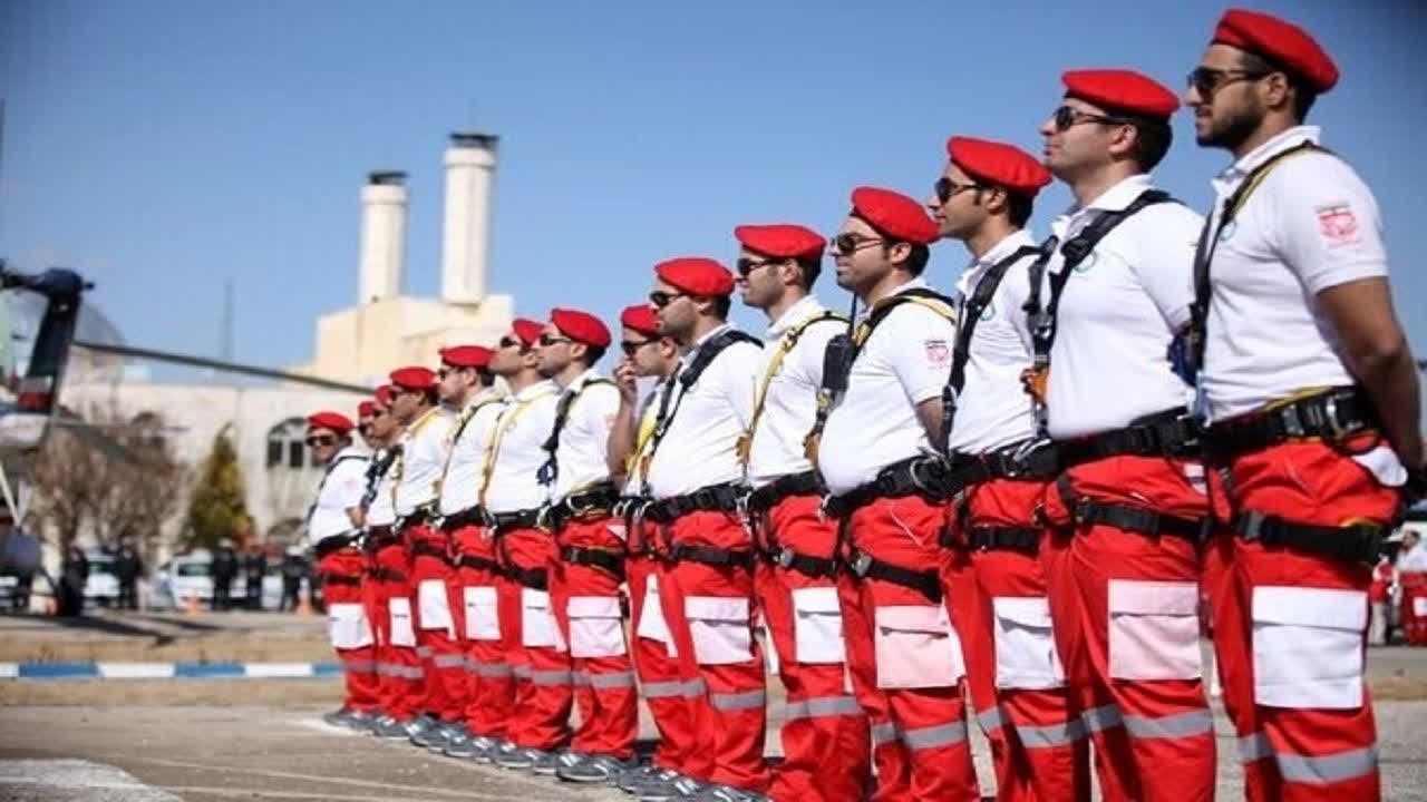 استقرار ۶۰۰ نیروی امدادی هلالاحمر اصفهان و برپایی اردوگاه اسکان اضطراری در مراسم تشییع قائد امت در شهر تهران