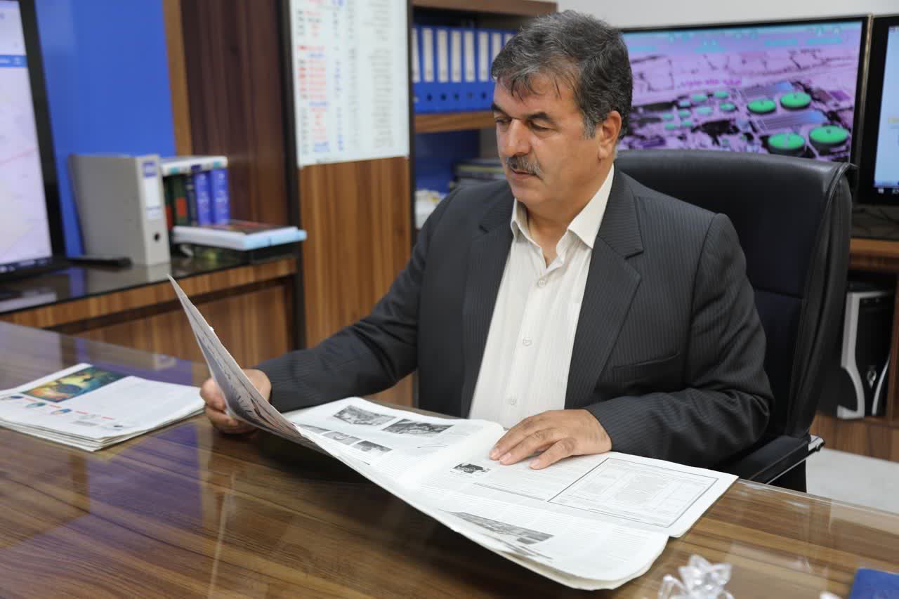 پیام تبریک مدیرعامل شرکت آب و فاضلاب استان اصفهان به مناسبت «روز خبرنگار»