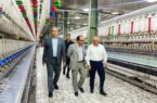 بازدید مدیرکل تأمین اجتماعی استان اصفهان از کارخانجات بهارریس و بهارجین دهق