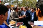 بازدید معاون رئیس‌جمهور و استاندار اصفهان از اردوی کشوری دانش‌آموزان عشایر پسر