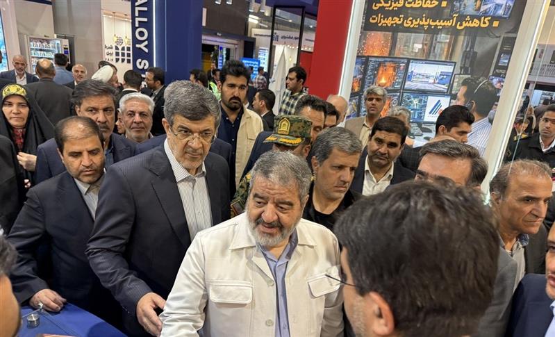تاب‌آوری صنعتی فولاد مباركه در قاب نمایشگاه یزد